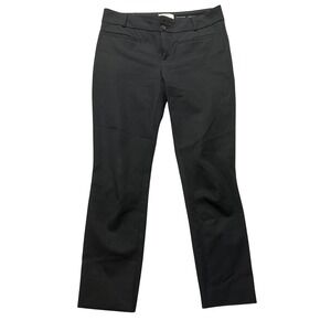Anthropologie The Essential Slim Black Trouser Pants Women US 4‎ Professional